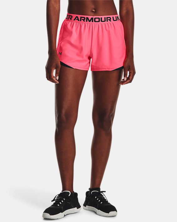 Women's UA Play Up 2.0 Shorts, Pink, pdpMainDesktop image number 0